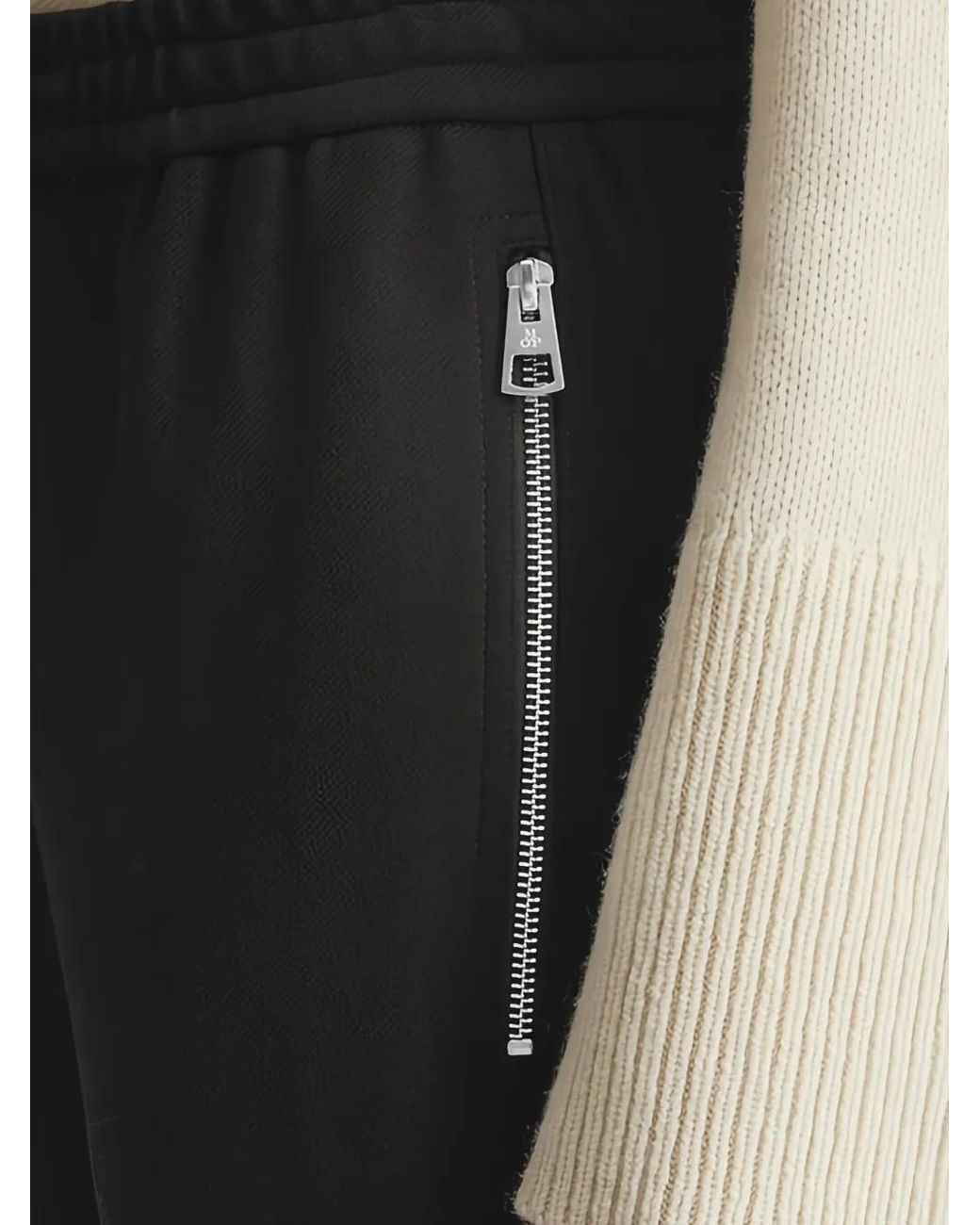 Marc O' Polo Black Zippered-Pocket Track Pants