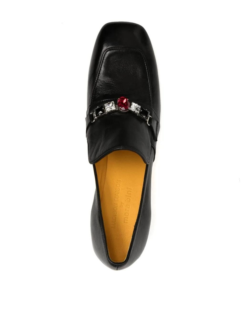 Madison Maison Black 55Mm Crystal-Embellished Loafers