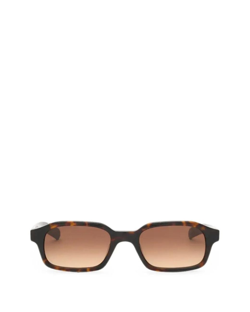 FLATLIST EYEWEAR Brown Hanky Rectangle-Frame Sunglasses