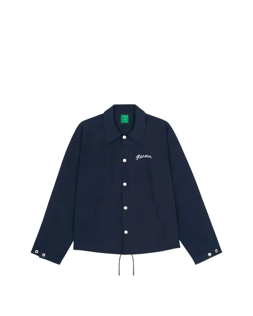 flâneur Blue Signature Shirt Jacket for men
