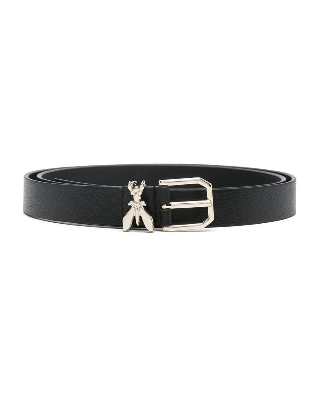 Patrizia Pepe Black Leather Belt