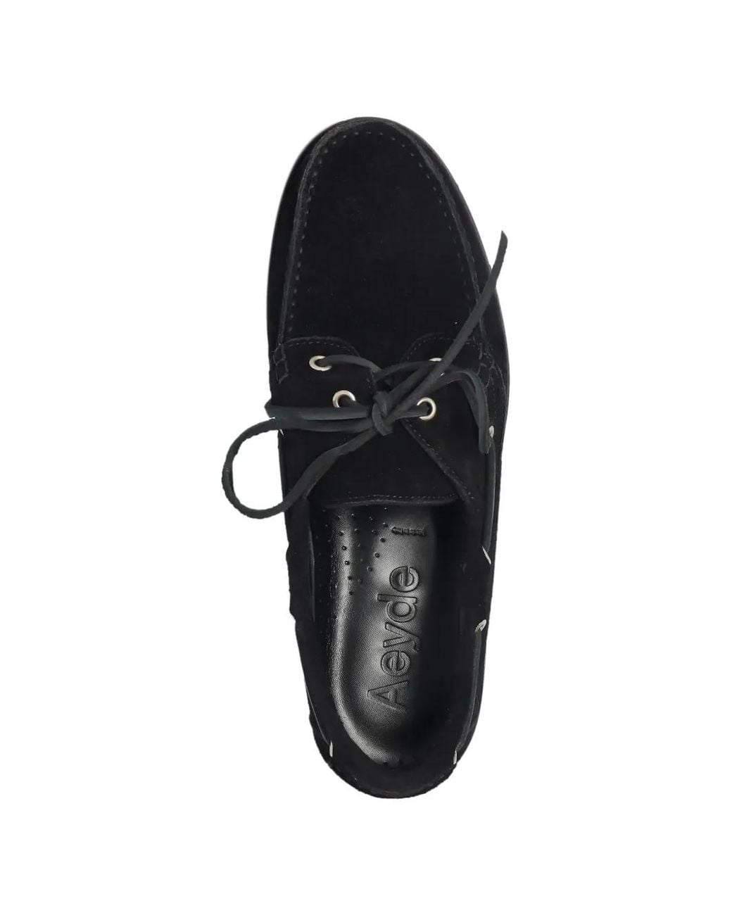 Aeyde White Harris Boat Shoes