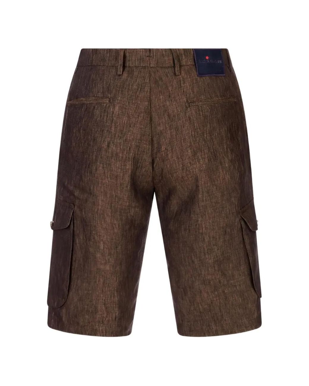 Kiton Brown Cargo Shorts for men