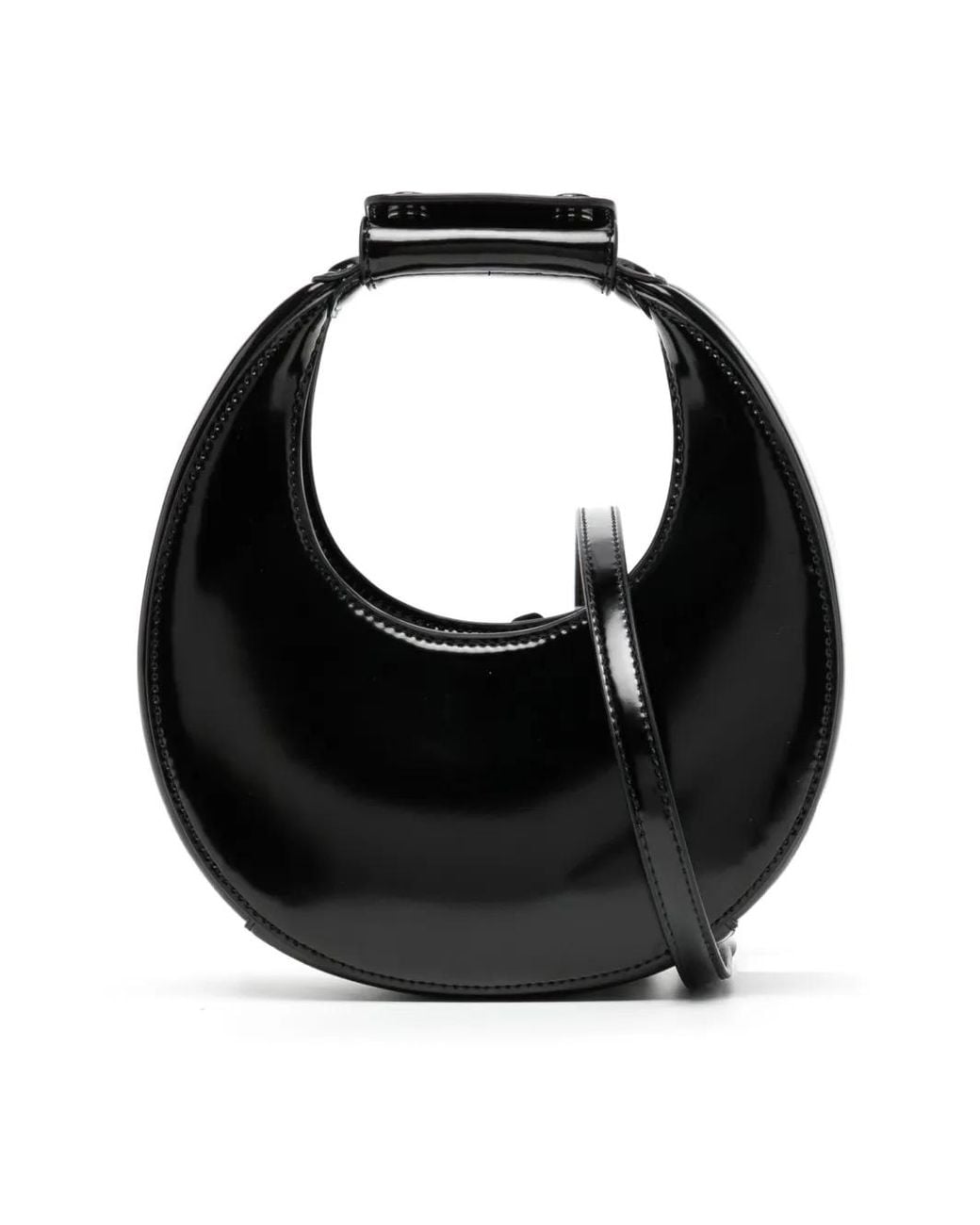 Sac À Main Goodnight Moon En Cuir Staud en coloris Black