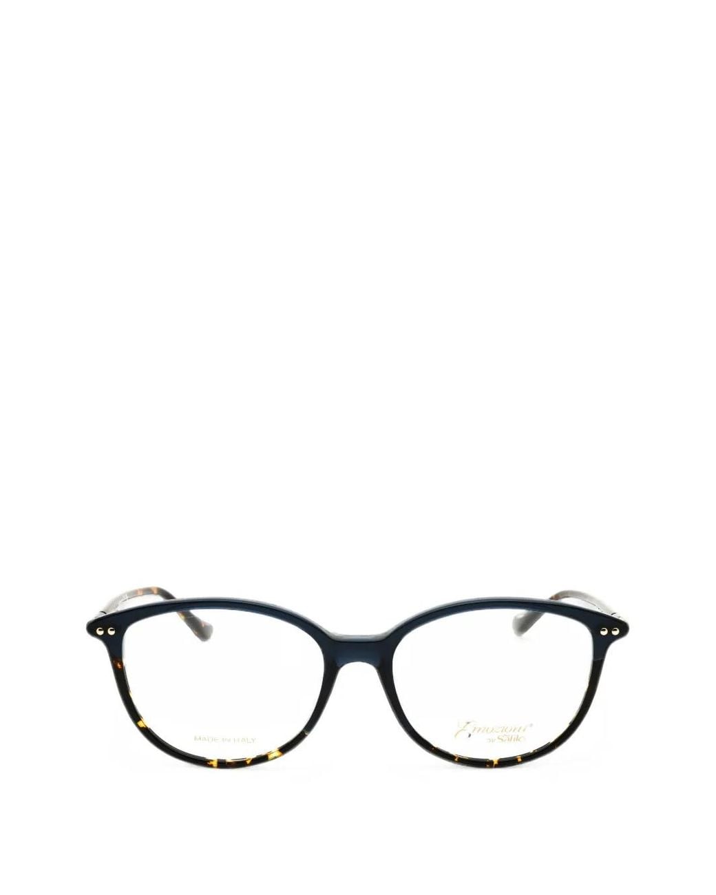Emozioni Black Lunettes De Vue Rondes À Effet Écailles De Tortue