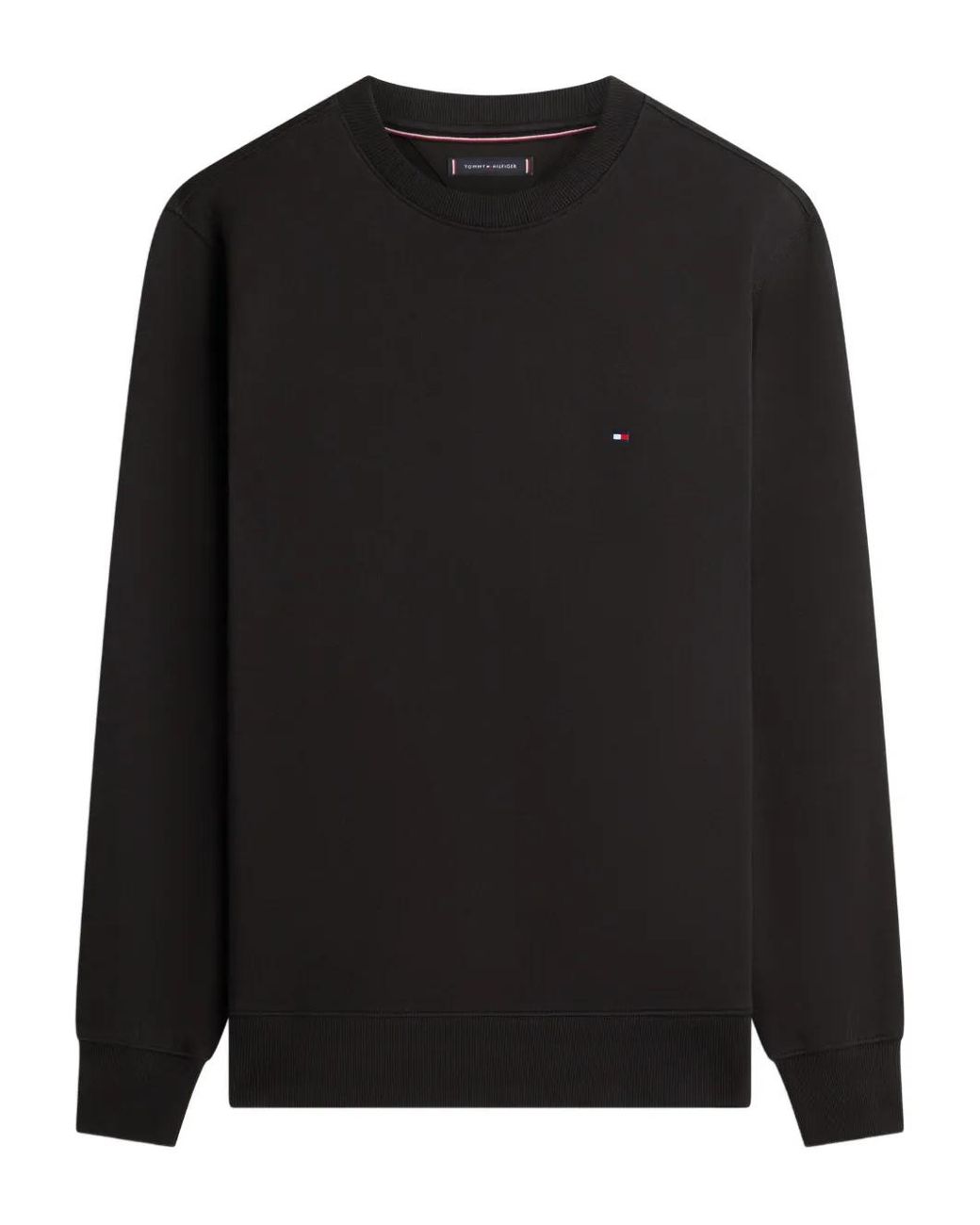 Tommy Hilfiger Black Logo-Detail Sweatshirt for men
