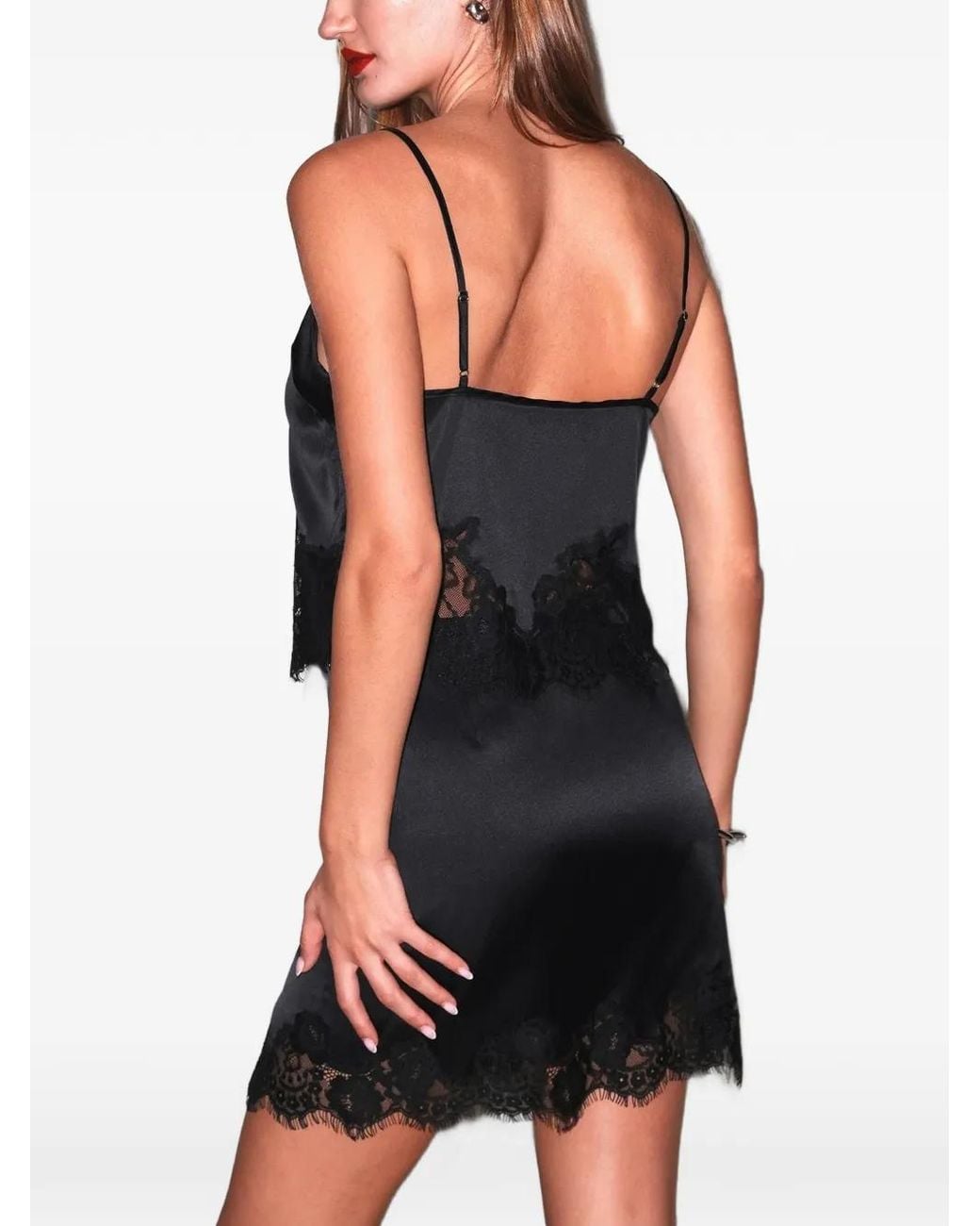 Fleur du Mal Black Juliet Lace Top