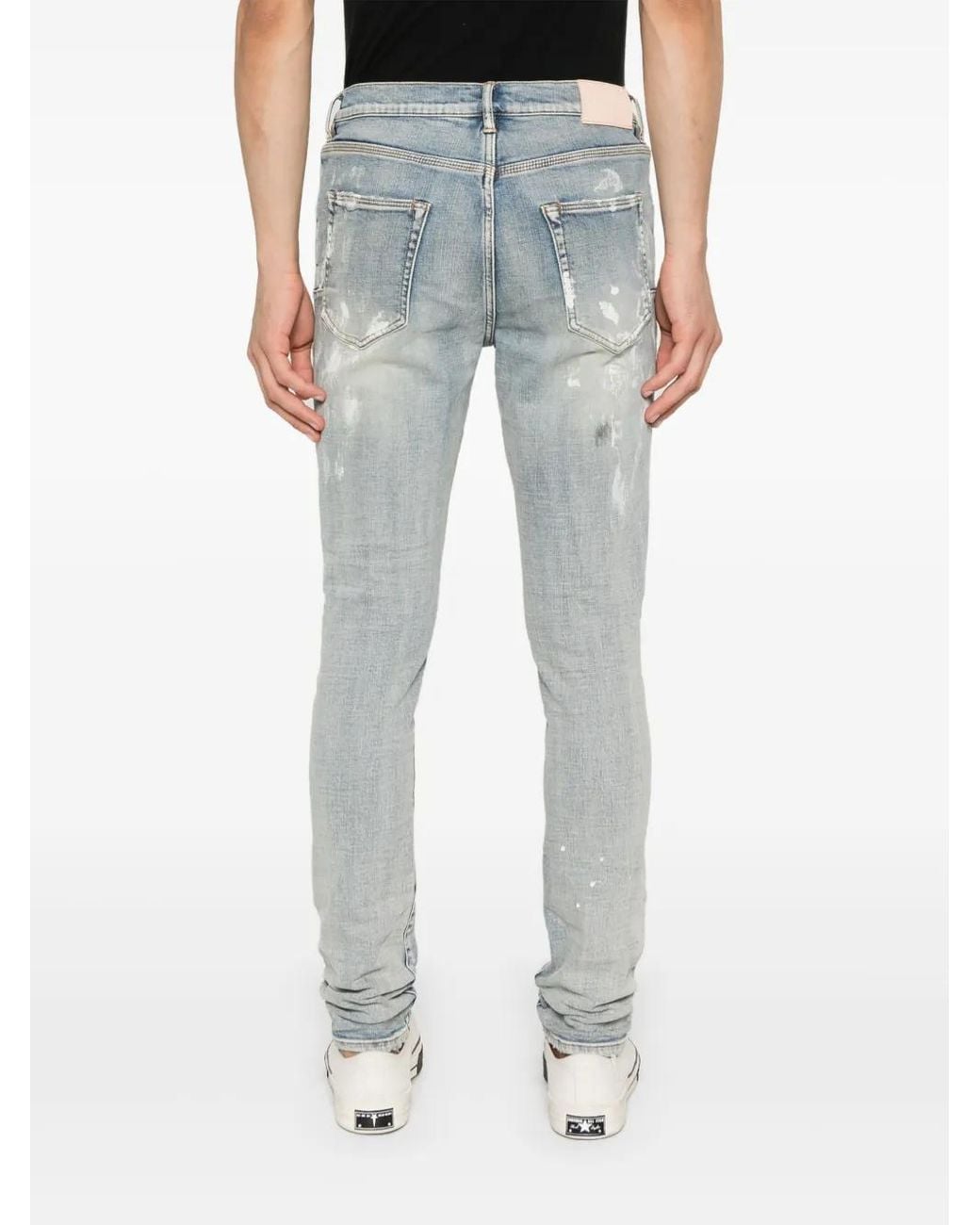 Purple Brand Blue P001 Skinny Jeans for men