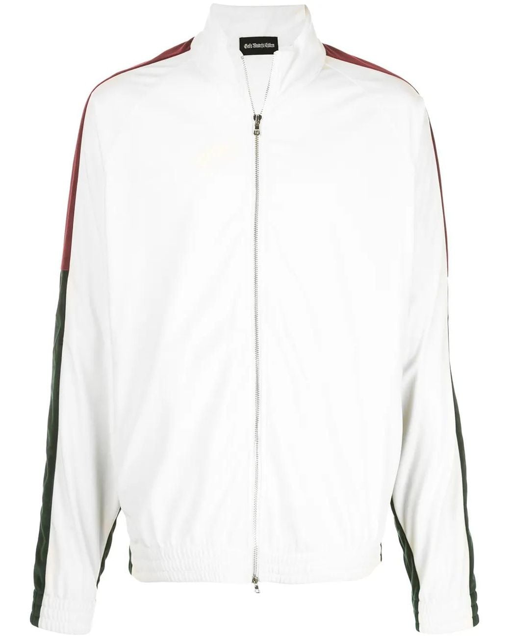 God's Masterful Children White Retro Bomber Jacket for men