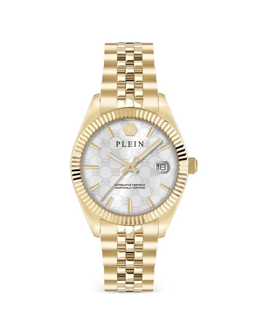 Superlative 34Mm di Philipp Plein in Metallic