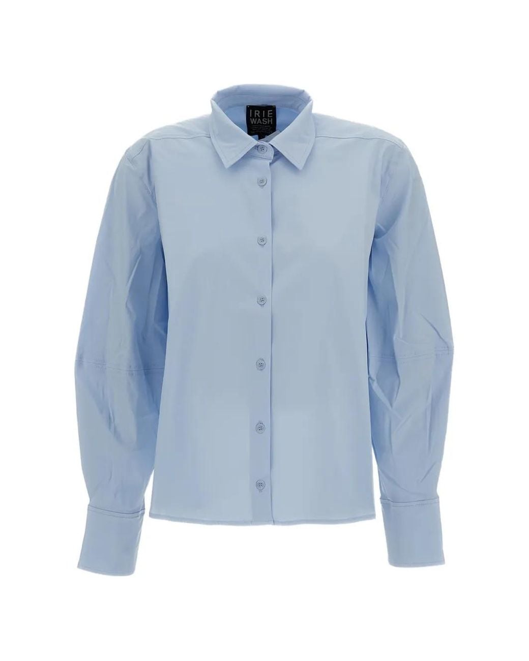 Irie Blue Chemise À Boutonnière Sur Le Devant