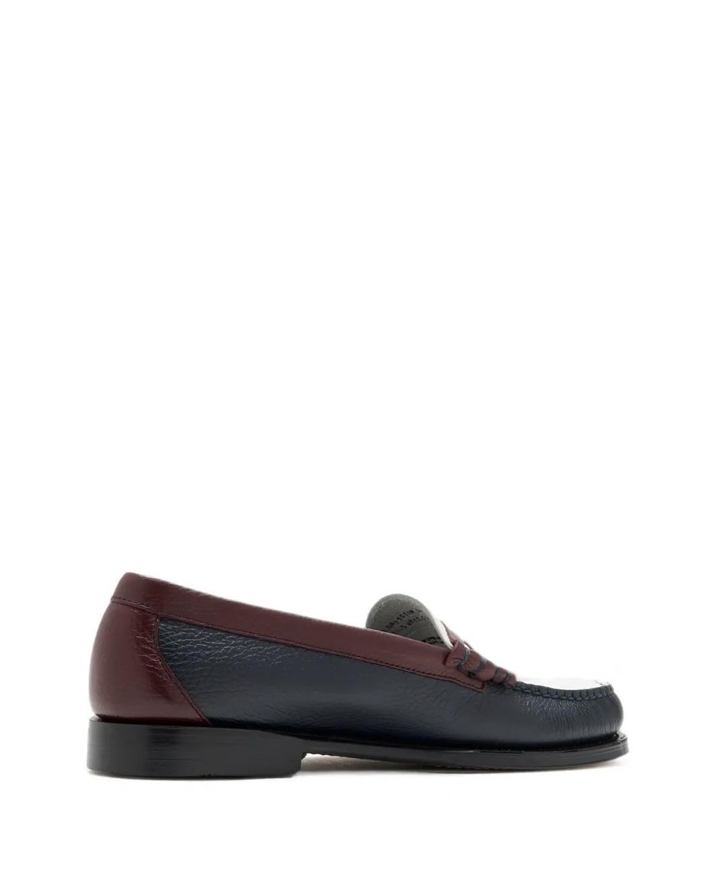 G.H.BASS White Weejun Heritage Larson Penny Loafers for men