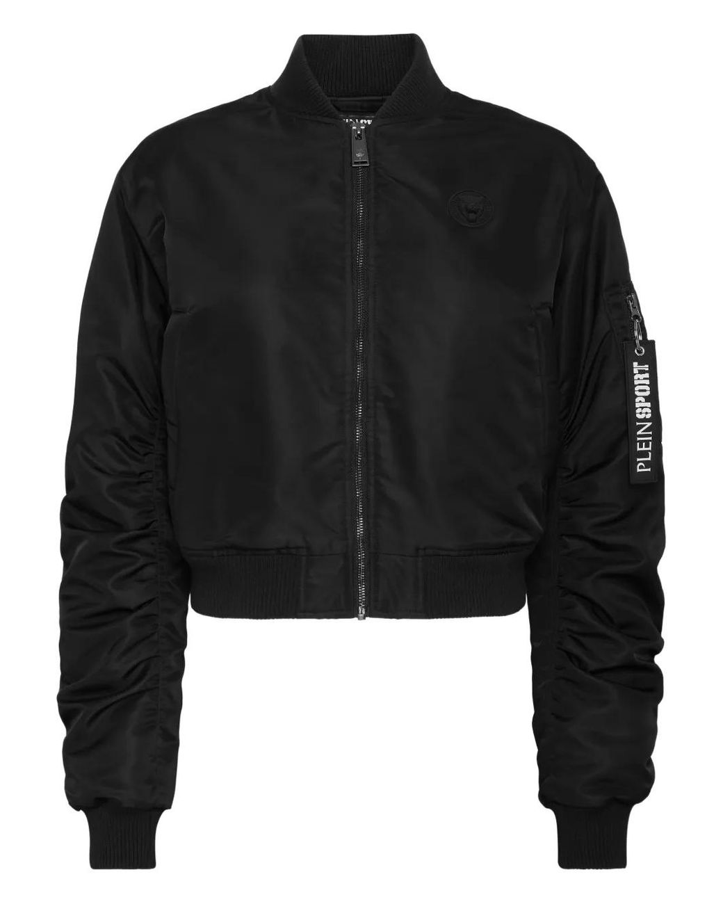 Philipp Plein Black Bomber Jacket Icon