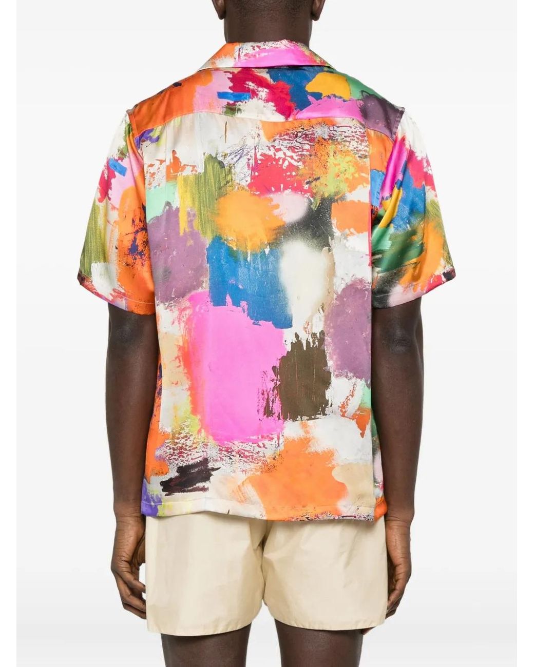 GALLERY DEPT. White Chemise Parker À Imprimé Graphique for men