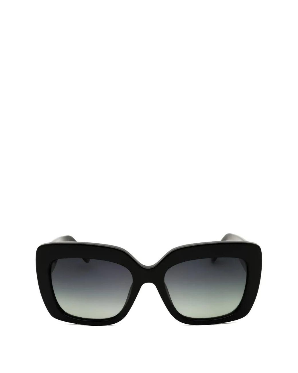 Fossil Black Rectangle-Frame Sunglasses