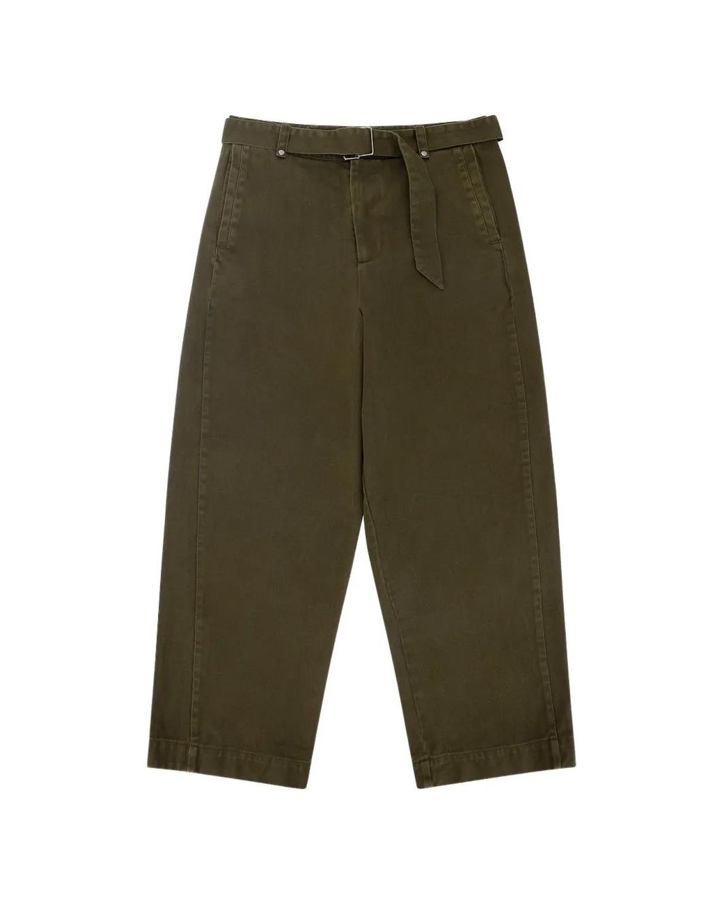 Entire studios Green Gully Belted Wide-Leg Jeans for men