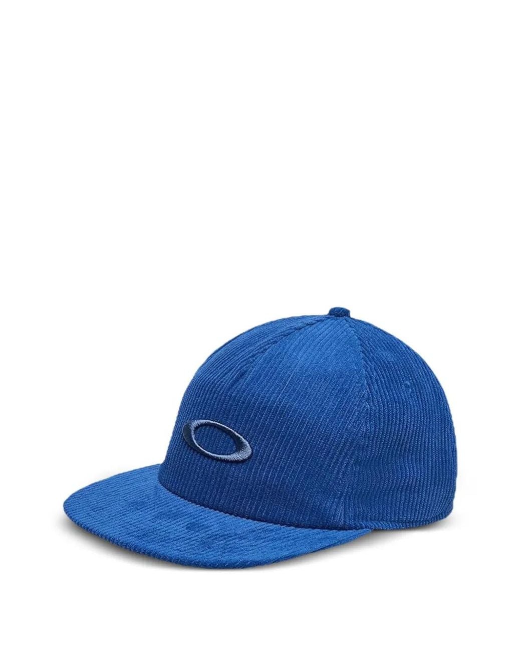 Oakley Blue Ellipse Corduroy Snapback Hat for men