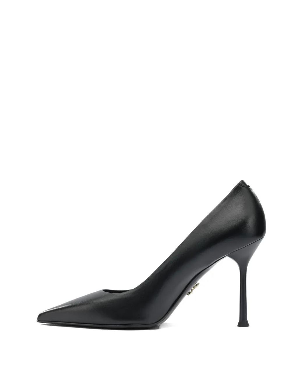Sergio Levantesi Black Pointed-Toe Heeled Pumps