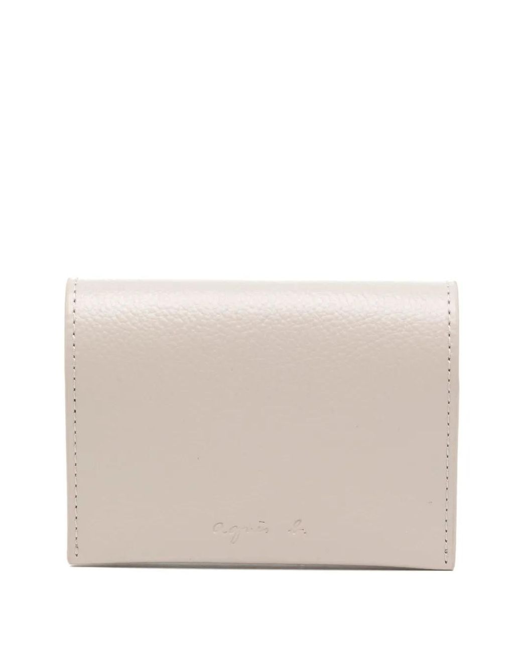 Agnes B. Natural Leather Wallet for men