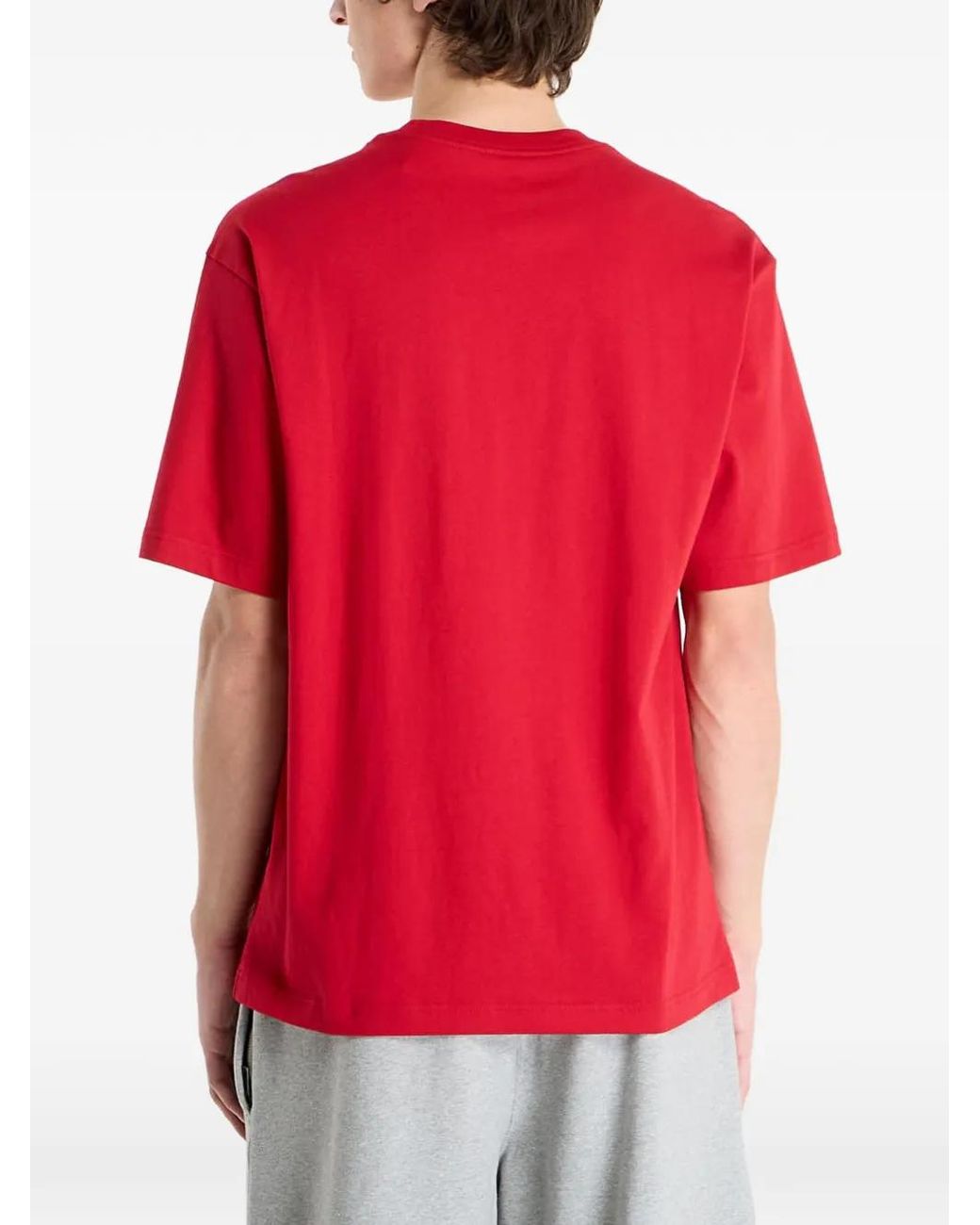 Nike Red Logo-Patch T-Shirt for men