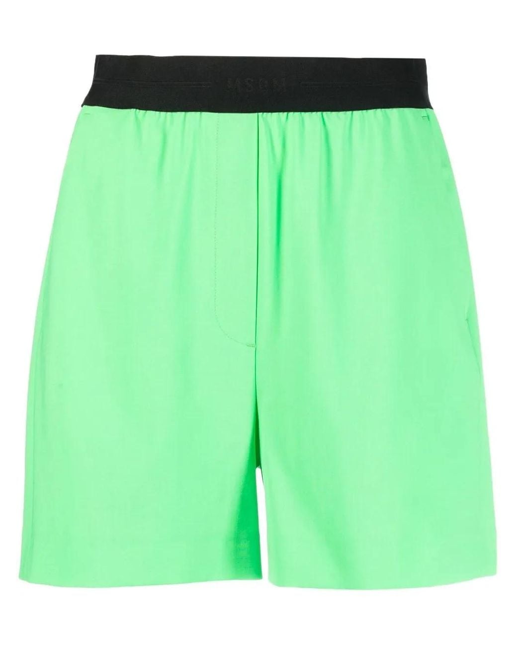 MSGM Green Bermuda