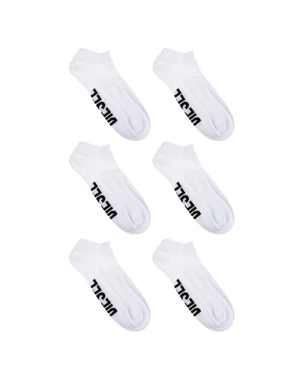 DIESEL White Skm-Gost-Threepack Logo-Print Socks for men