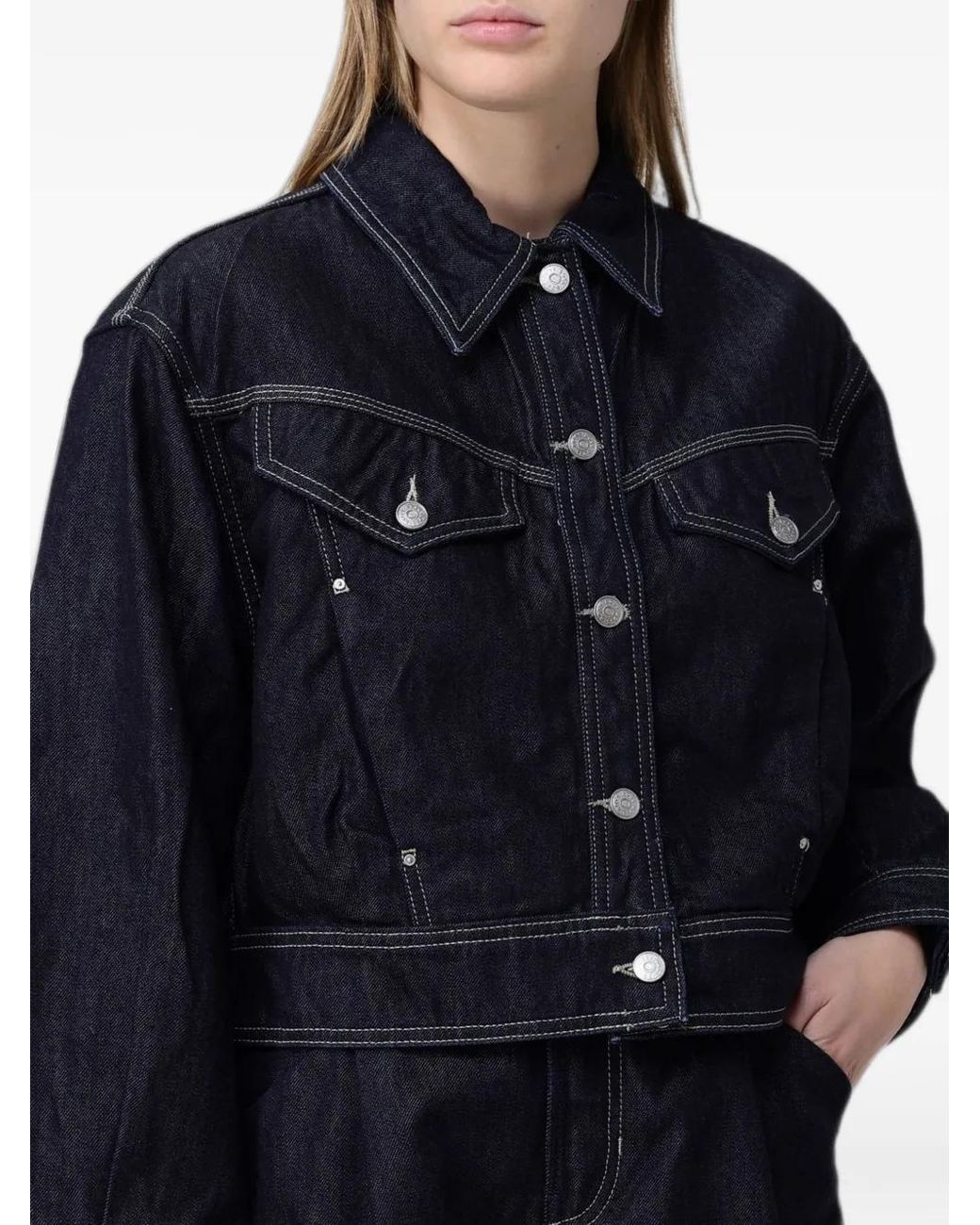 Boss Blue Regular-Fit Trucker Jacket