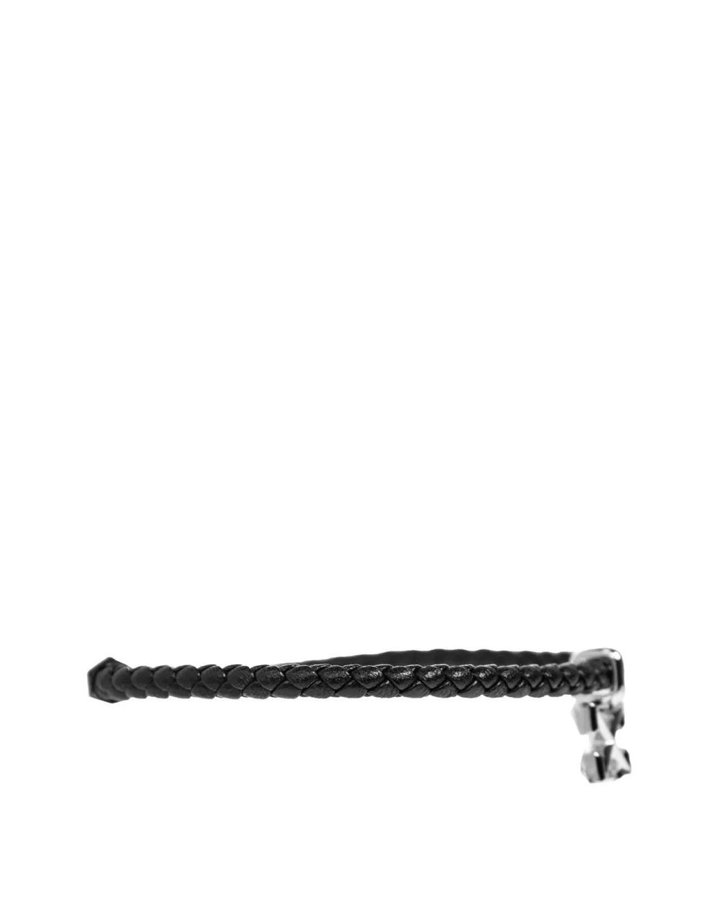 Off-White c/o Virgil Abloh White Arrow Leather Bracelet for men