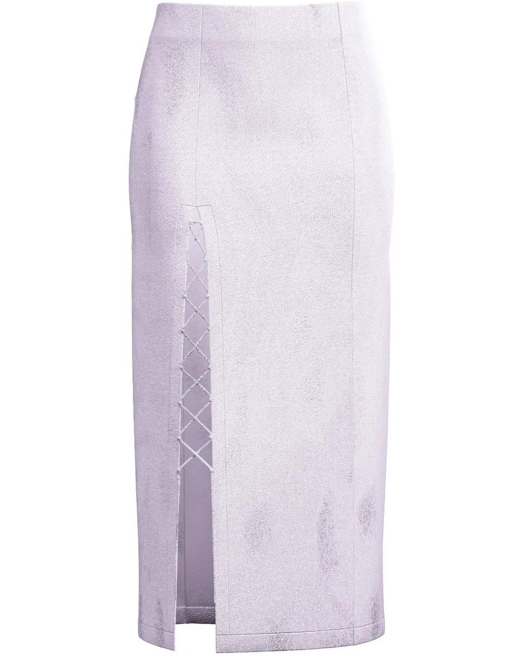 MACCAPANI Purple Scio Midi Skirt