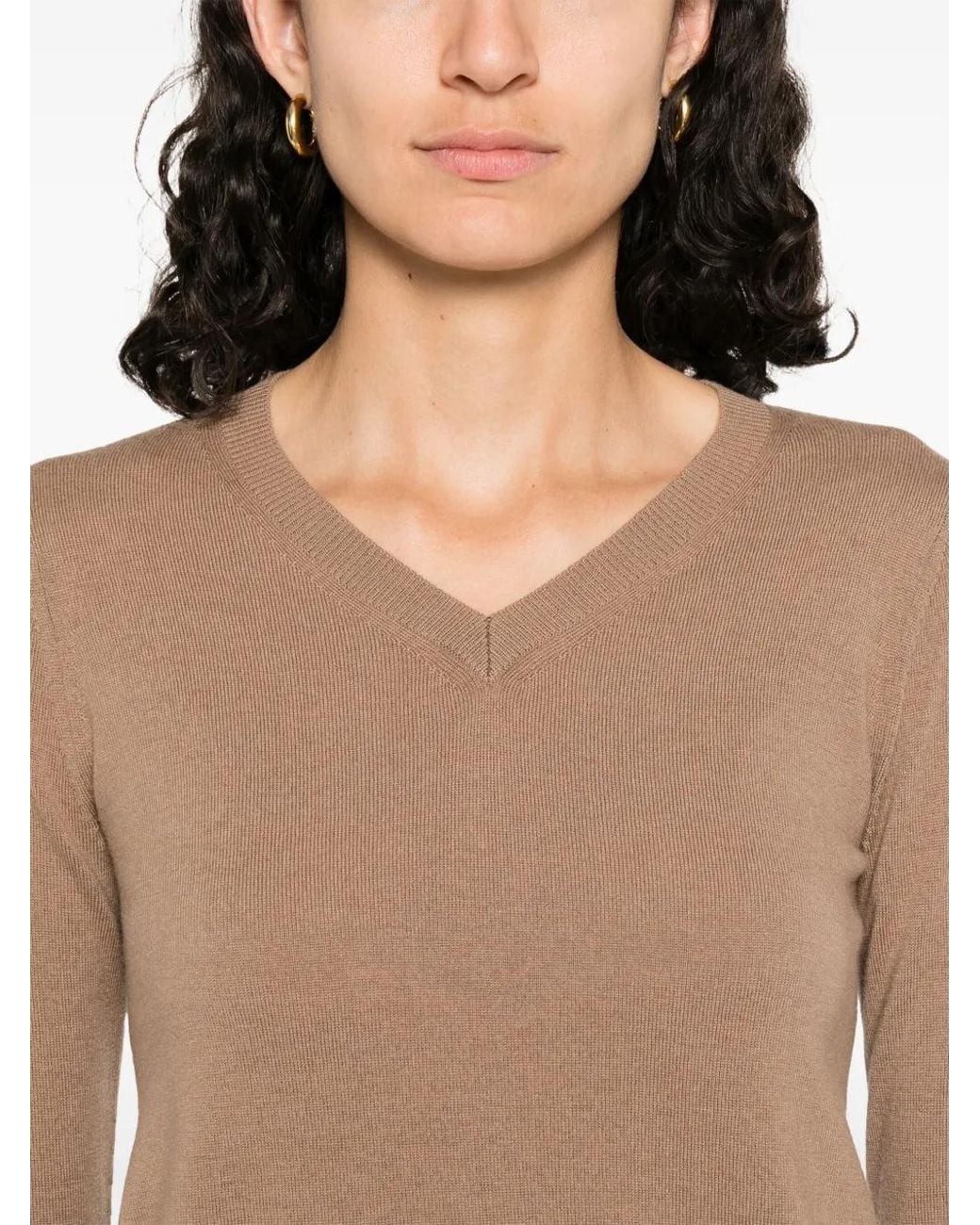 Max Mara Brown Sweaters