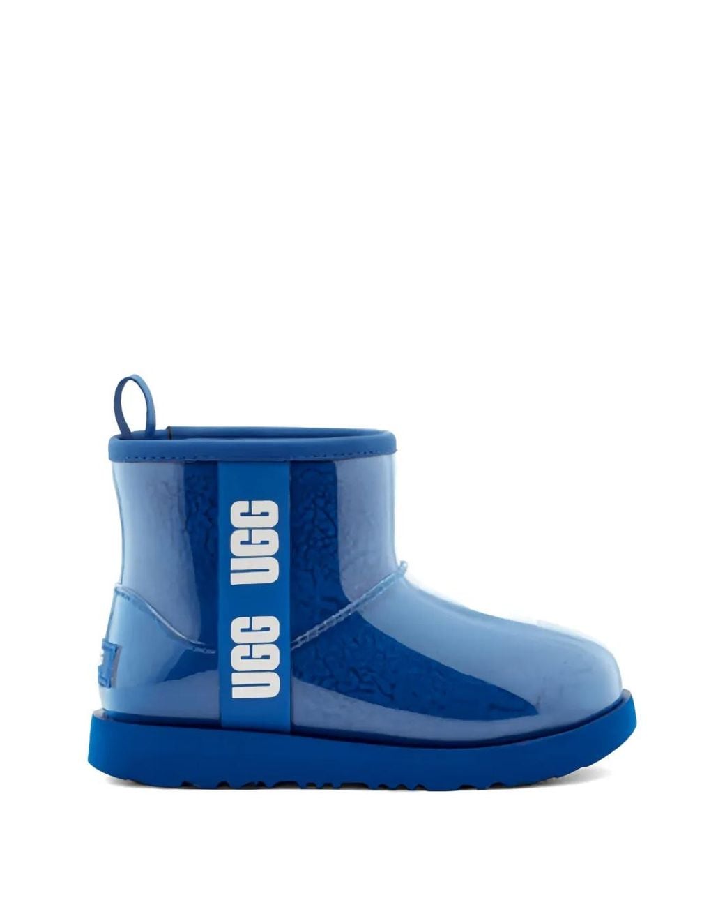 Ugg Blue Logo-Detail Boots