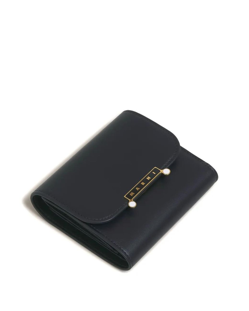 Marni Black Portemonnaie Mit Klappe