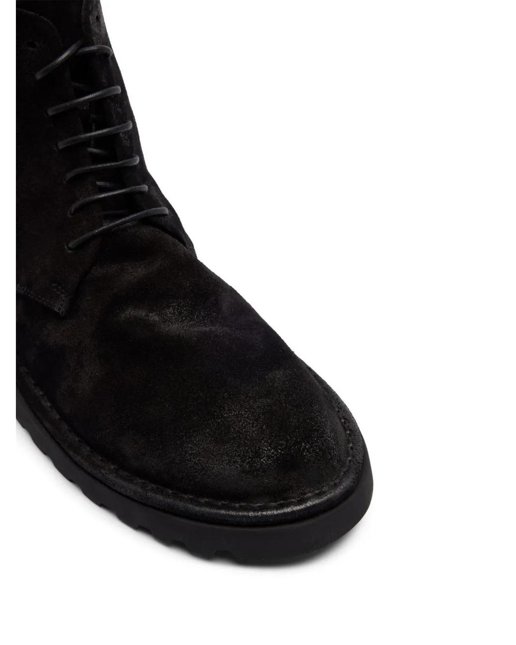 Marsèll Black Sancrispa Alta Desert Boots for men