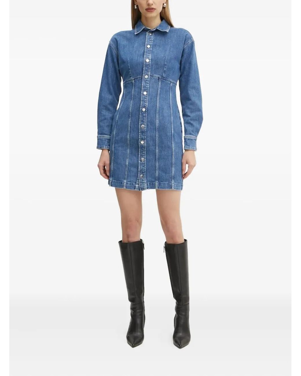 knee length dresses for ladies Guess Denim Mini Dress (XS-S)