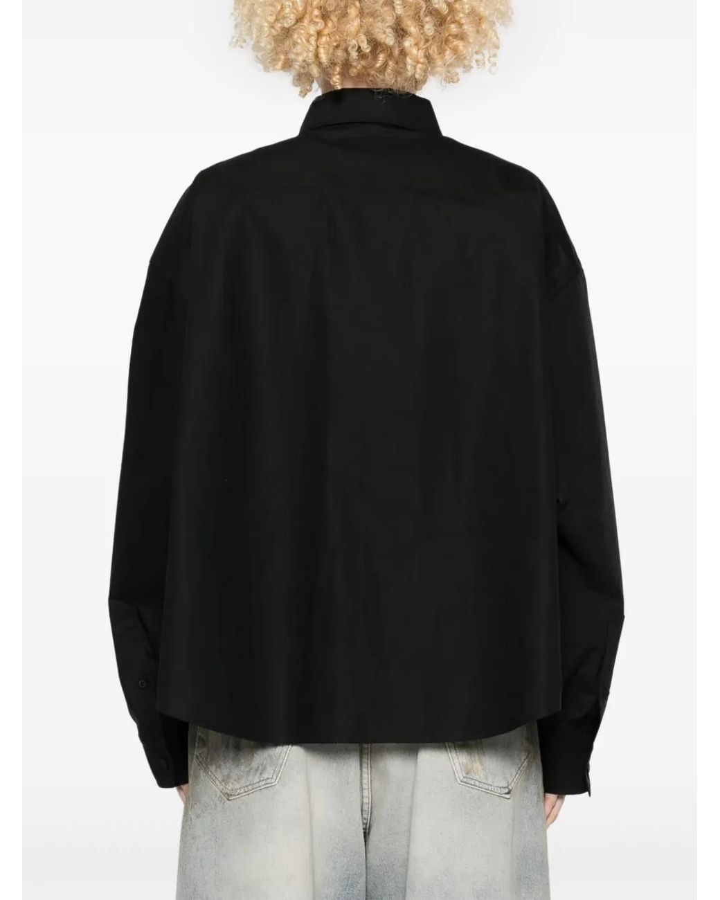 Balenciaga Black Cotton Shirt