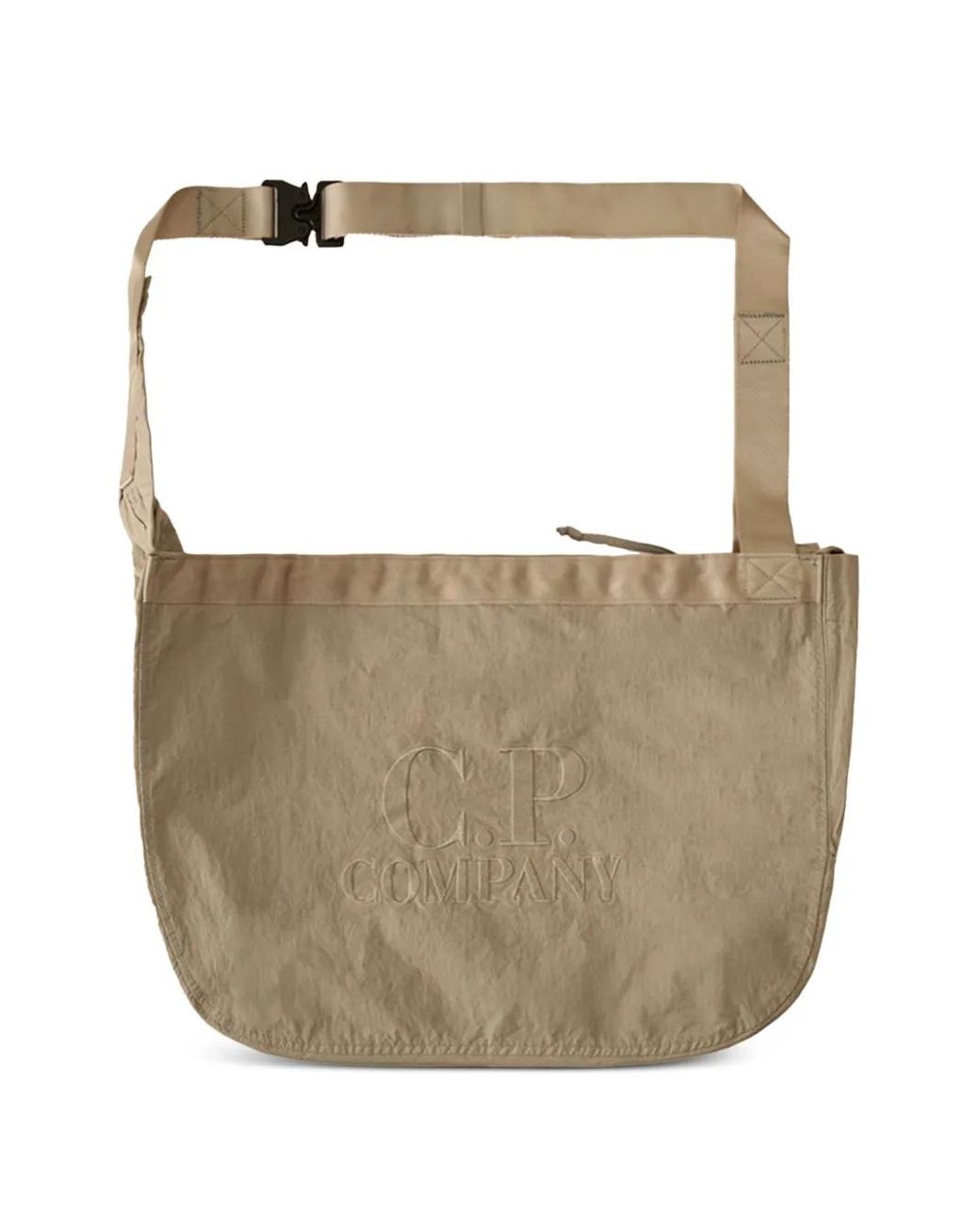 C P Company Schoudertas Met Geborduurd Logo in het White voor heren