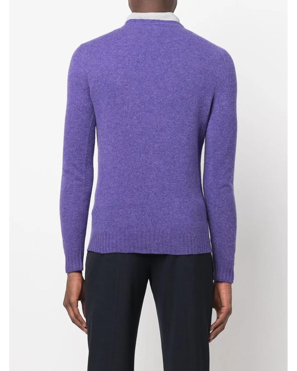Jacob Cohen Blue Polo-Collar Cotton Sweatshirt for men