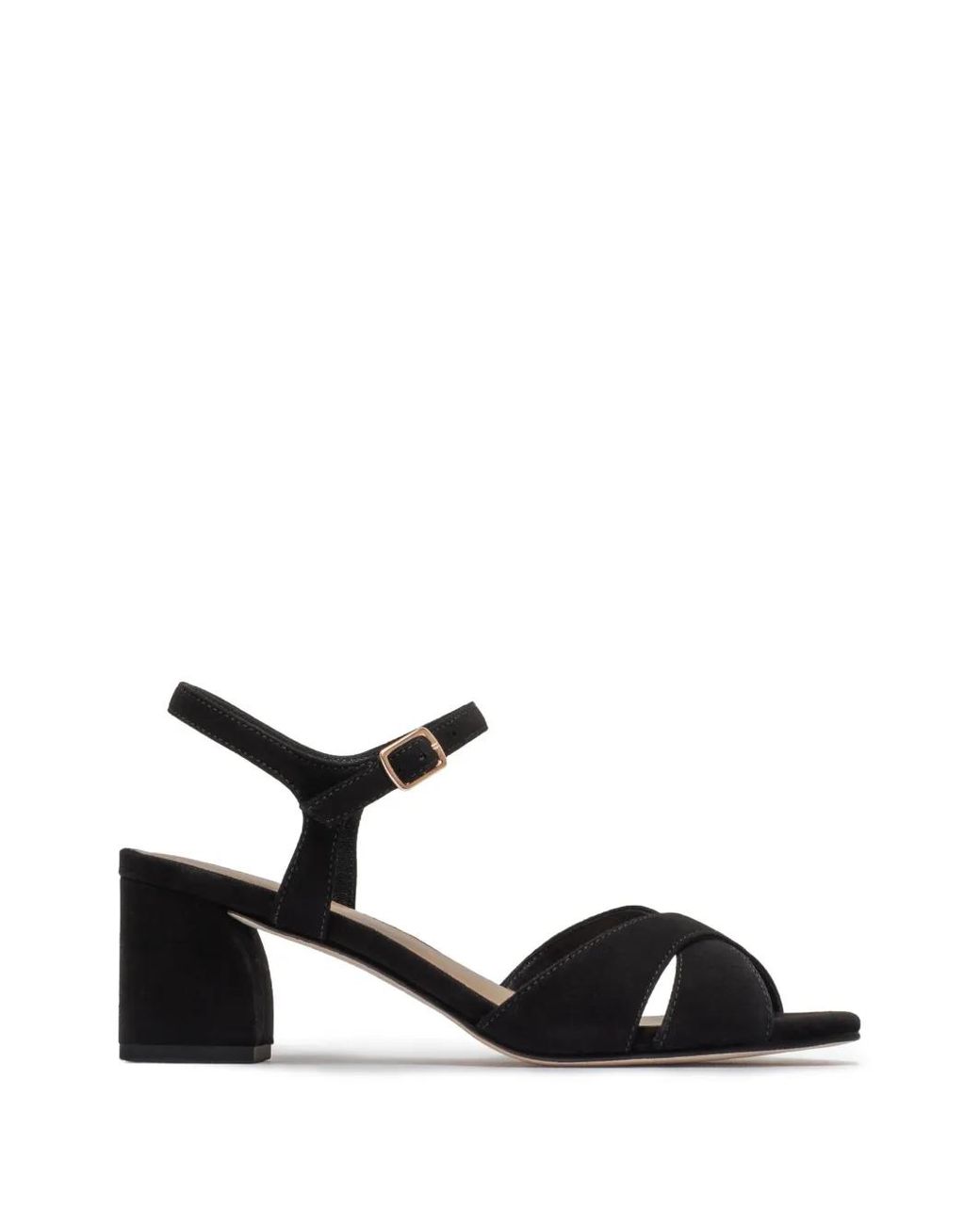 Bernardo Black Ginni Crossover Sandals