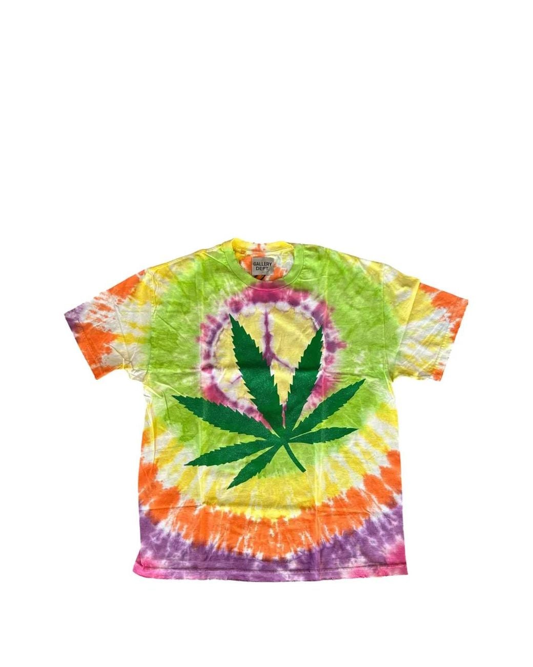GALLERY DEPT. Gray Tie-Dye Graphic-Print T-Shirt