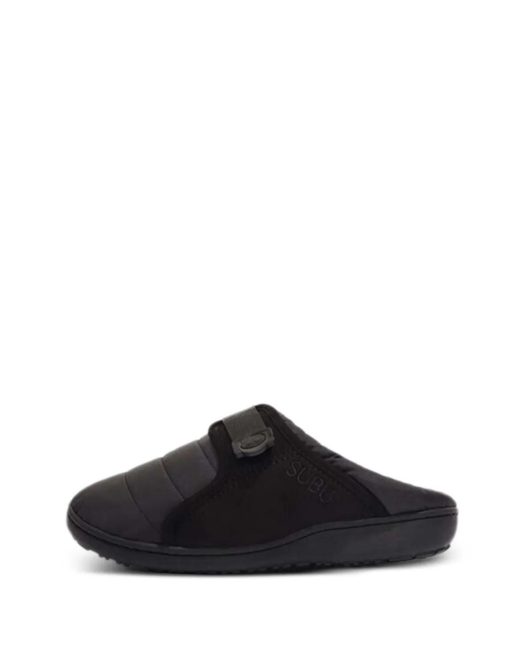 SUBU Black Strap Slippers