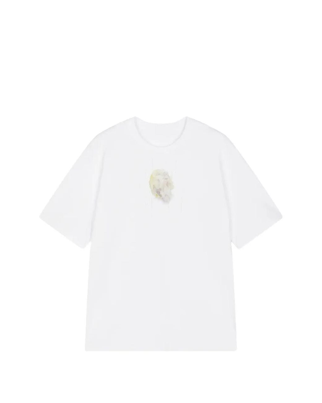 CROQUIS White Graphic-Print Crew-Neck T-Shirt for men