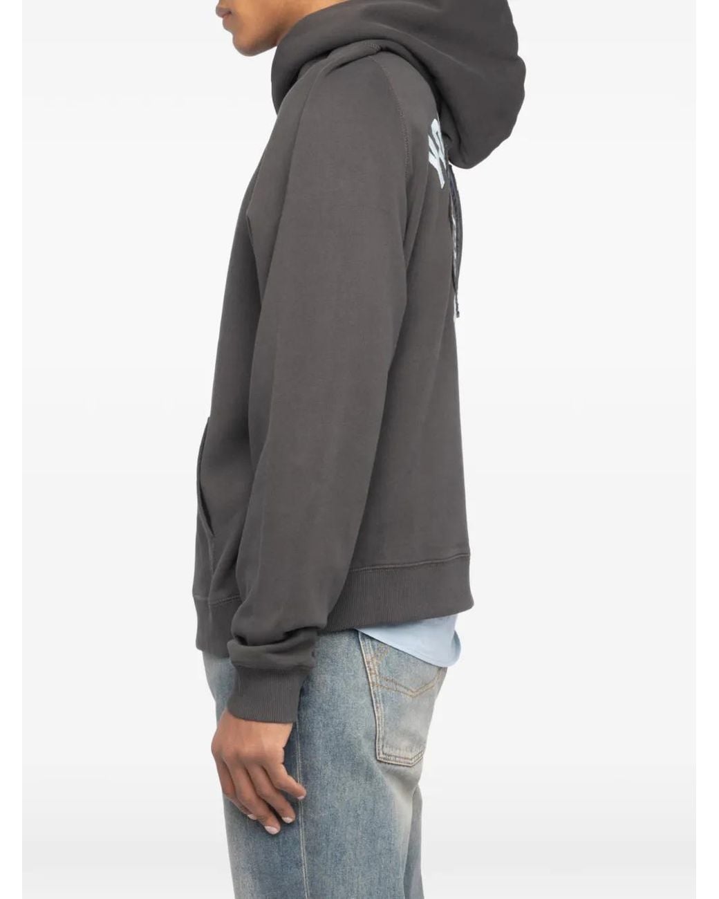 Zadig & Voltaire Gray Georgio Sweatshirt for men