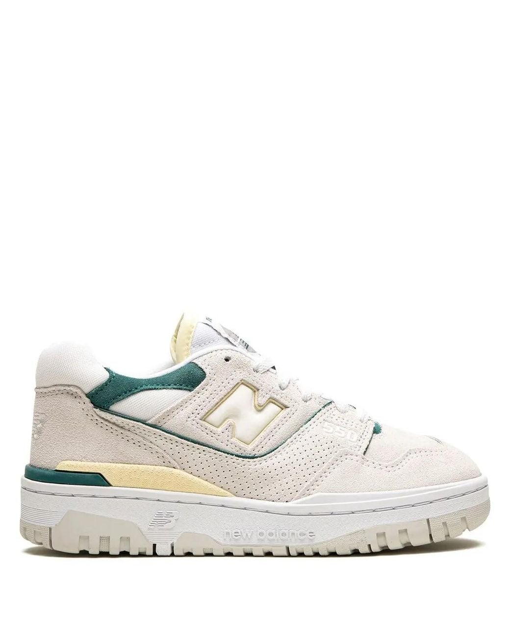 New Balance White 550 "Reflection" Sneakers