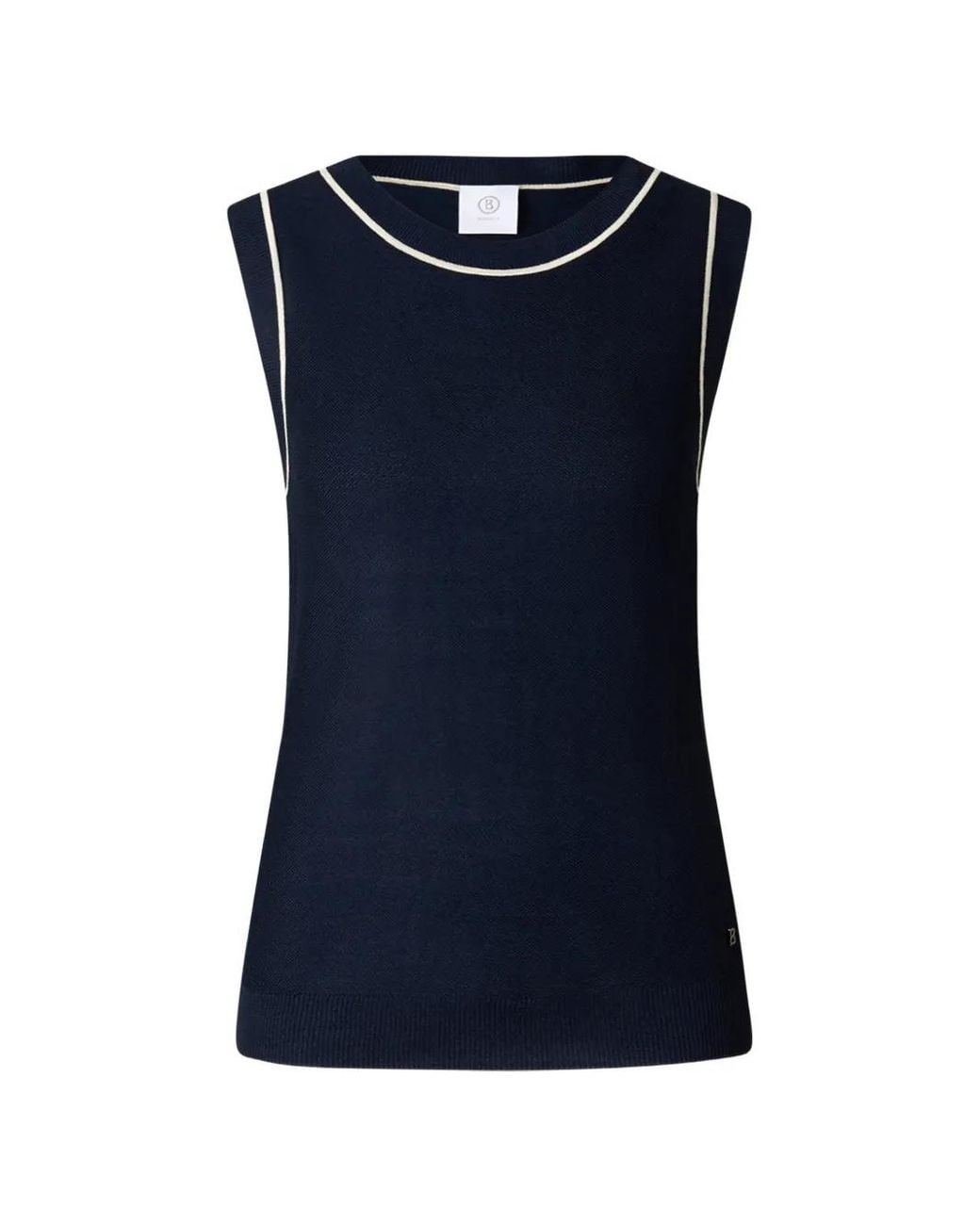 Bogner Blue Phia Knitted Tank Top