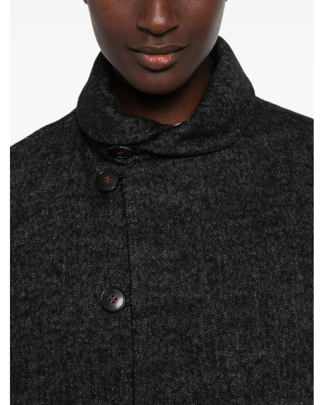 SOH Black Button-Up Gilet