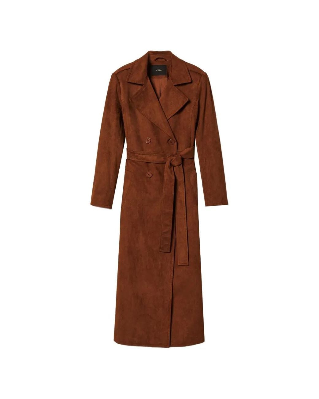 Twinset Brown Belted Trench Coat