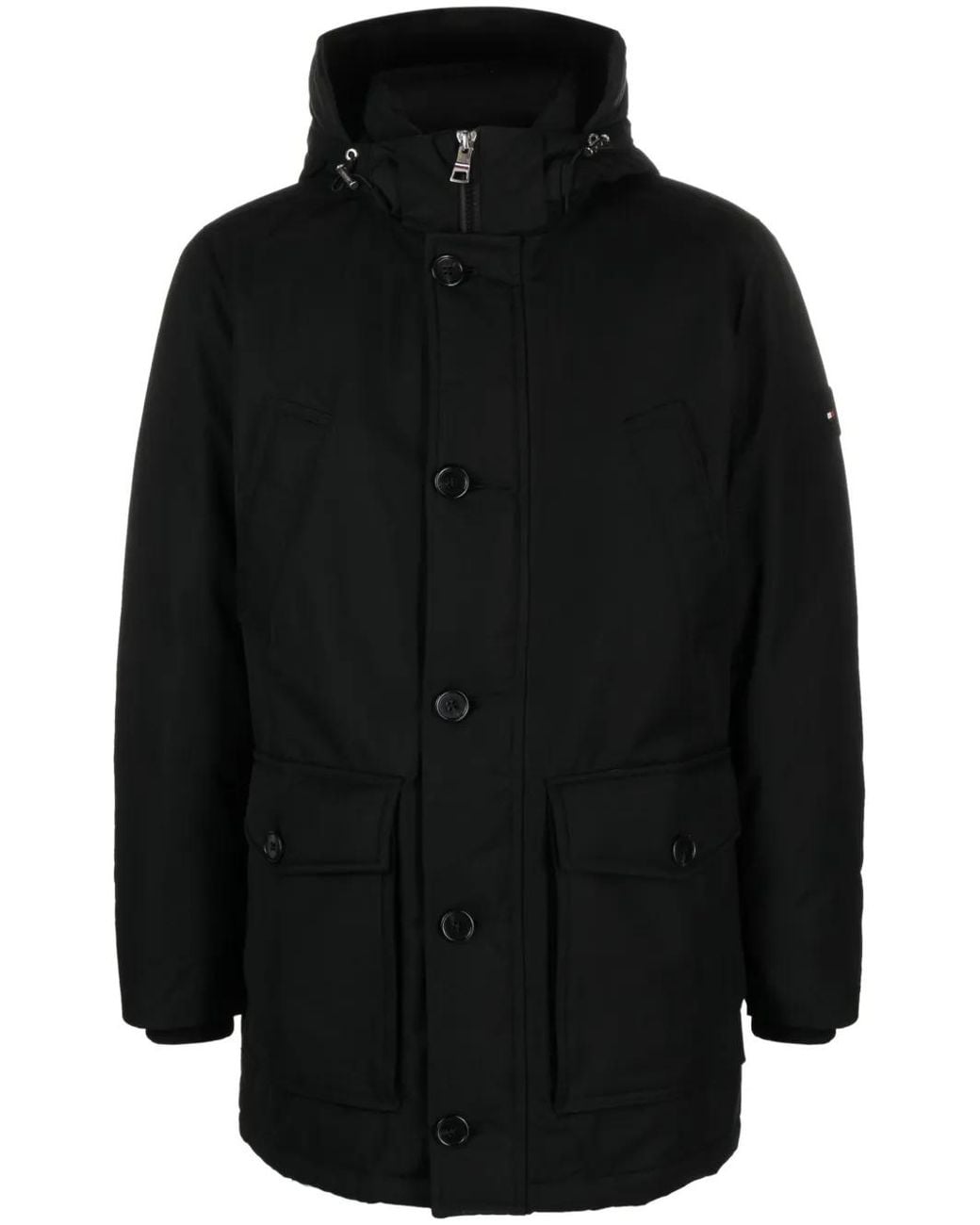 Tommy Hilfiger Black Rockie Duck-Down Parka for men