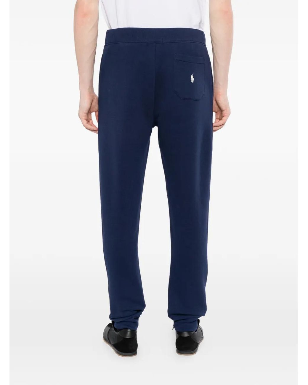 Polo Ralph Lauren Blue Logo Fleece Sweatpants for men