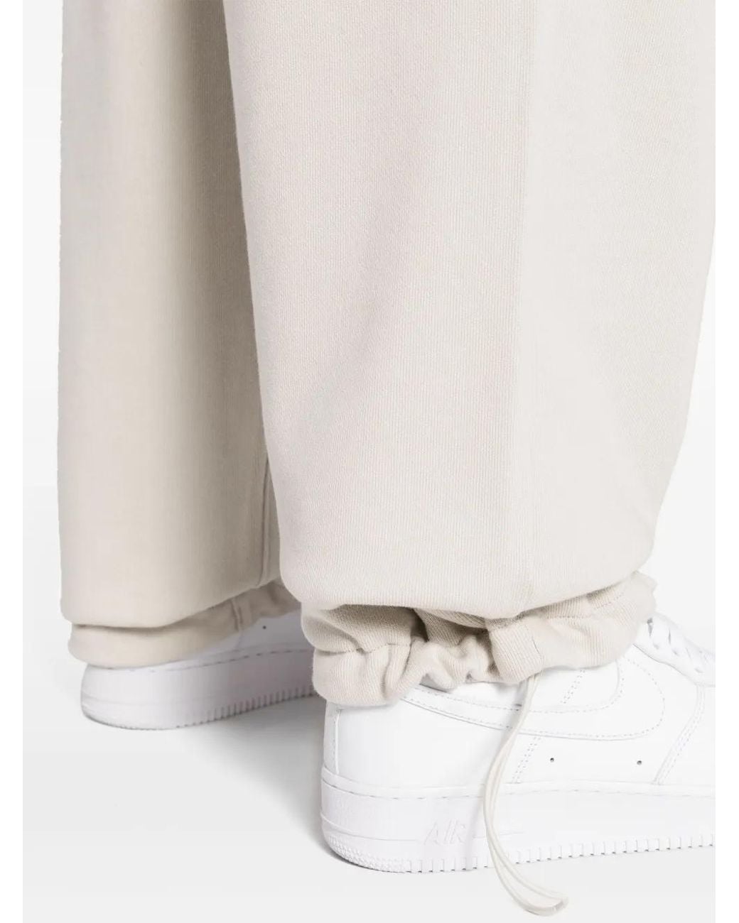 FIVE CM White Logo-Appliqué Cotton Track Pants for men