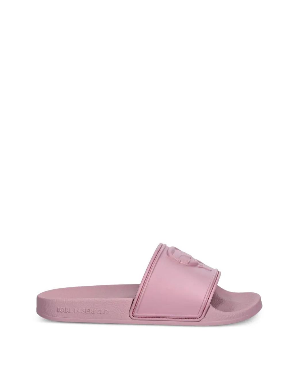 Karl Lagerfeld Pink Ikonik Karl Slides
